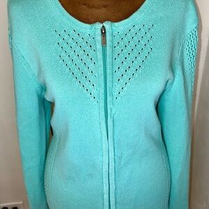 Croft & Barrow Turquoise Women's Cardigan